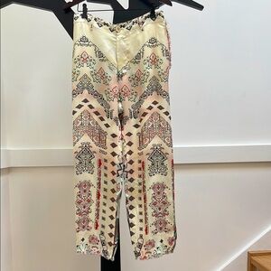 ETRO Aztec cream print pants size M